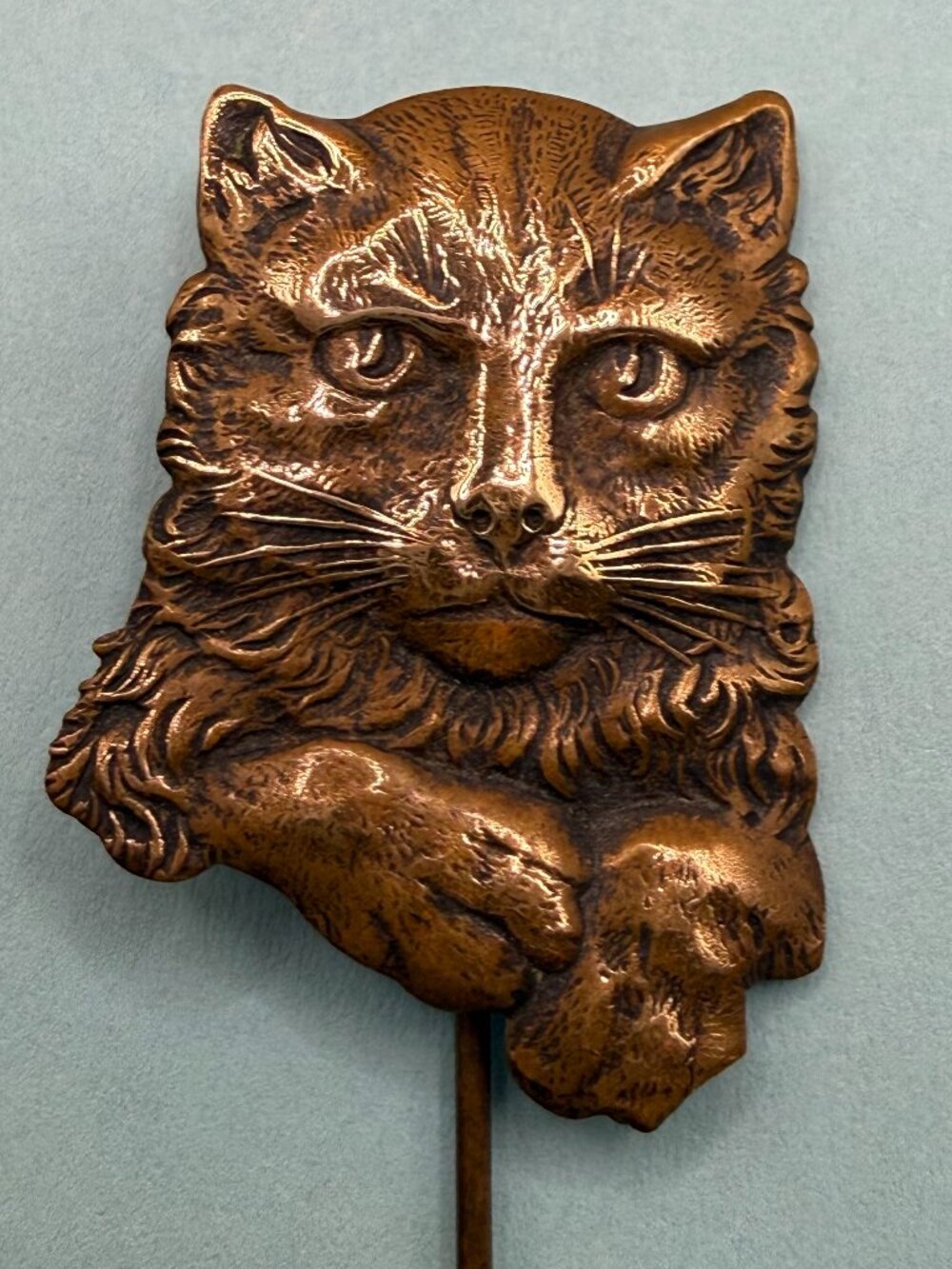 Vintage Cat Victorian Revival Stick Pin - Picture 9 of 13